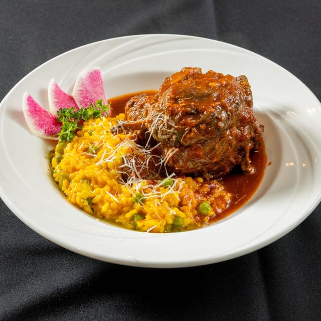 Pork Osso Bucco Risotto.