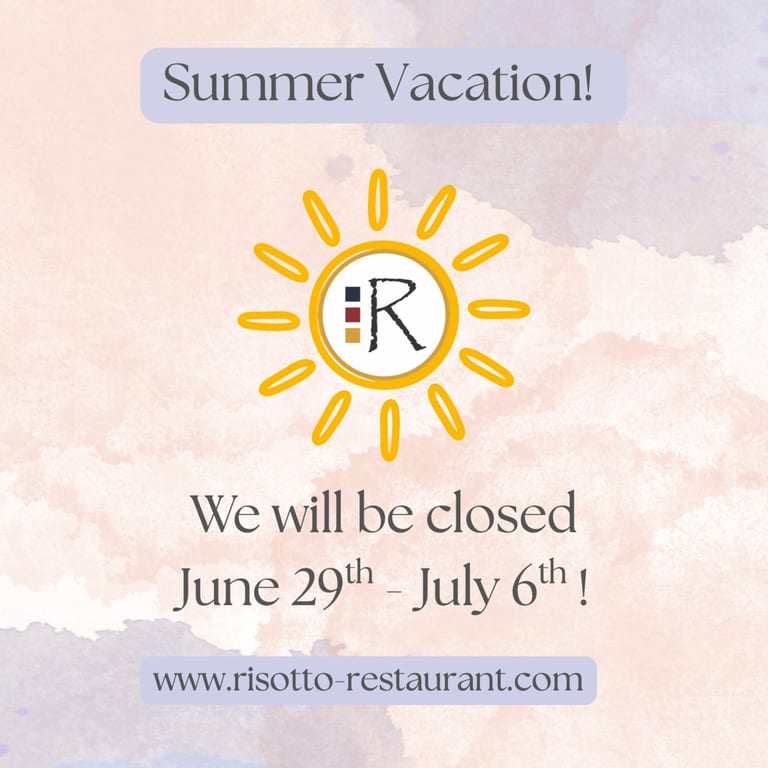 Summer Vacation!