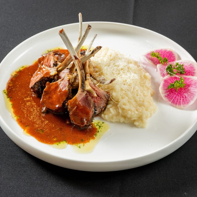 Lamb Chops Risotto.